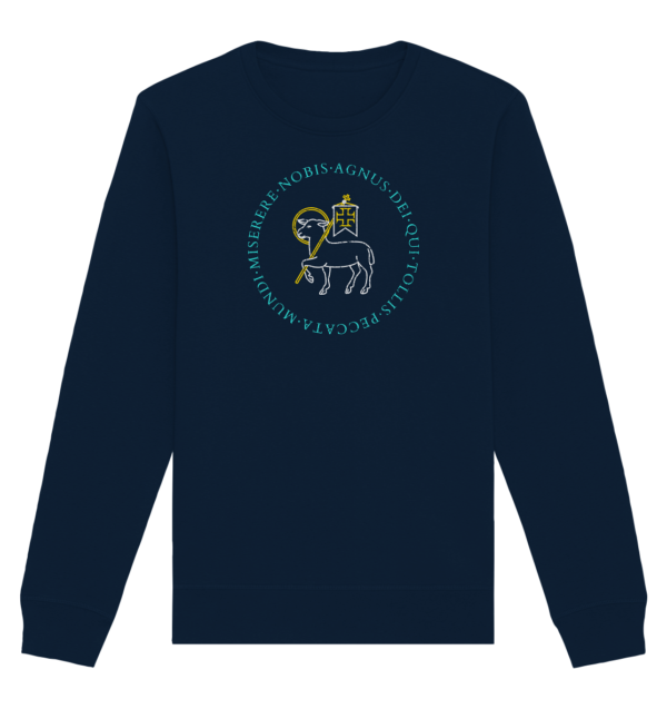 Agnus Dei — Lamb of God - Organic Basic Unisex Sweatshirt - Image 5