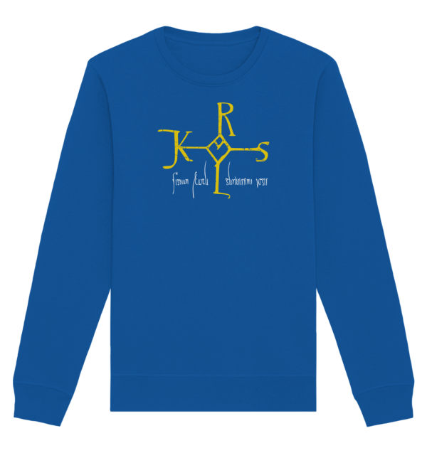 Karolus Monogram - Organic Basic Unisex Sweatshirt - Image 8