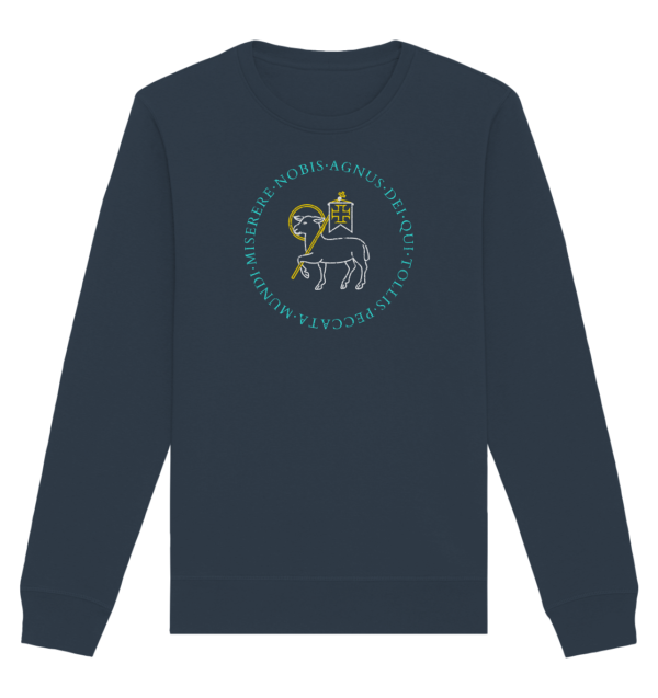 Agnus Dei — Lamb of God - Organic Basic Unisex Sweatshirt - Image 6