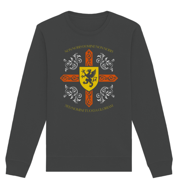 Non nobis, Domine - Templar Motto - Organic Basic Unisex Sweatshirt