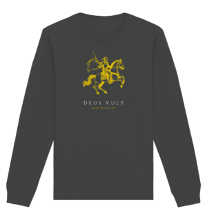 Deus Vult - God Wills It - Organic Basic Unisex Sweatshirt