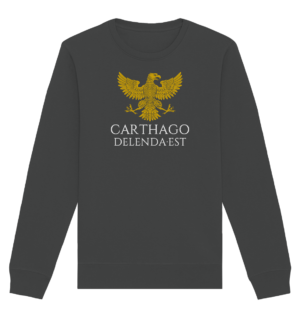 Carthago Delenda Est – Carthage Must Be Destroyed - Organic Basic Unisex Sweatshirt
