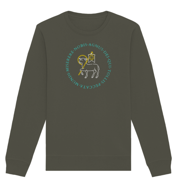 Agnus Dei — Lamb of God - Organic Basic Unisex Sweatshirt - Image 7