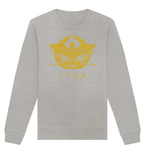 SPQR – Roman Eagle - Organic Basic Unisex Sweatshirt - Image 6