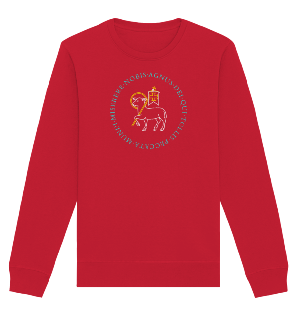 Agnus Dei — Lamb of God - Organic Basic Unisex Sweatshirt - Image 8
