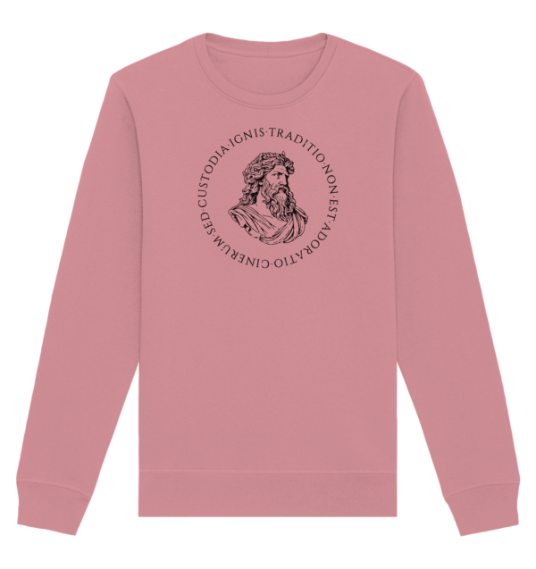 Tradition Is Not The Adoration of Ashes – Jupiter – Black - Organic Basic Unisex Sweatshirt