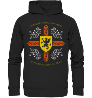 Non nobis, Domine - Templar Motto - Organic Fashion Hoodie