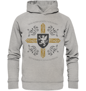 Non nobis, Domine - Templar Maxim - Organic Fashion Hoodie
