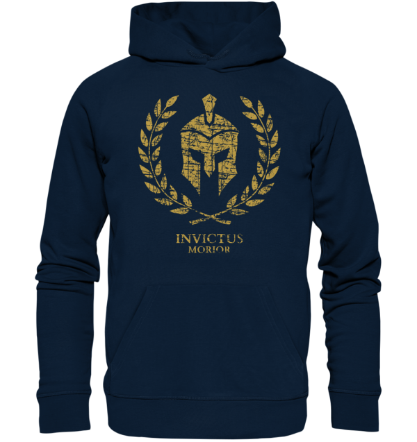 Invictus Morior – I Die Unvanquished - Organic Hoodie - Image 3