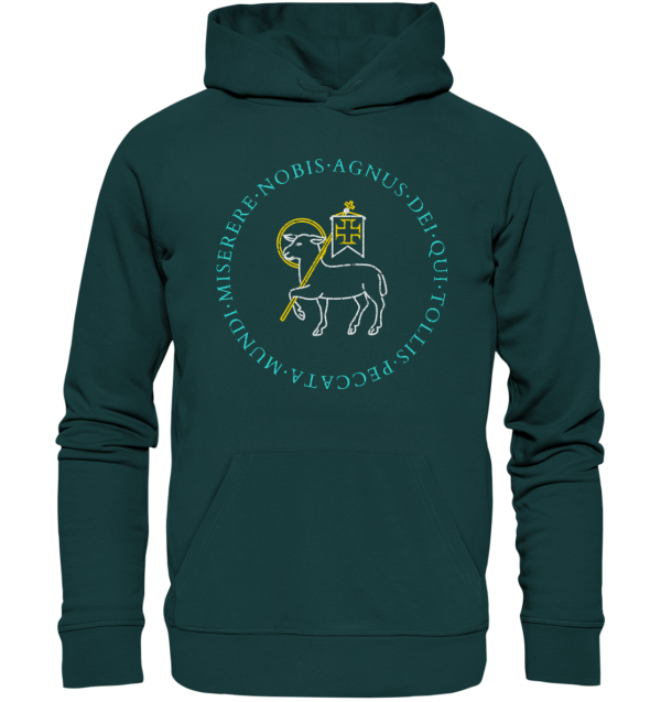 Agnus Dei — Lamb of God - Organic Hoodie - Image 4