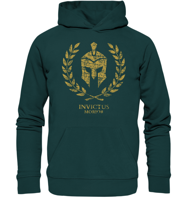 Invictus Morior – I Die Unvanquished - Organic Hoodie - Image 4