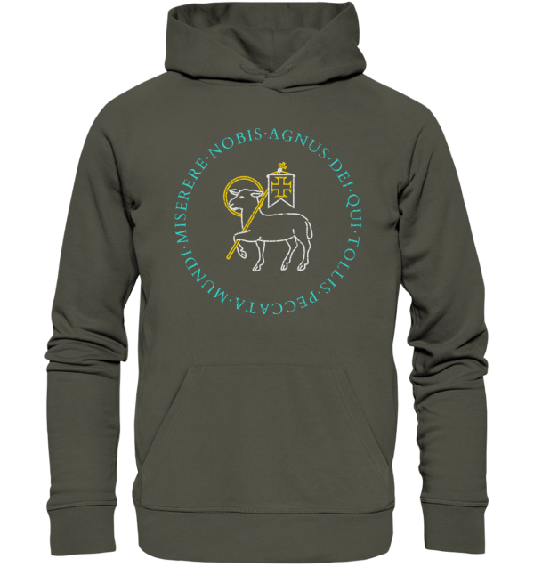Agnus Dei — Lamb of God - Organic Hoodie - Image 6