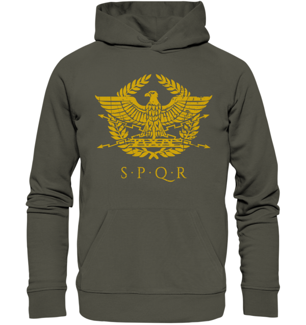 SPQR – Roman Eagle - Organic Hoodie - Image 5