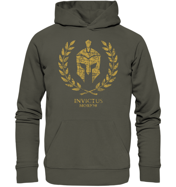 Invictus Morior – I Die Unvanquished - Organic Hoodie - Image 5