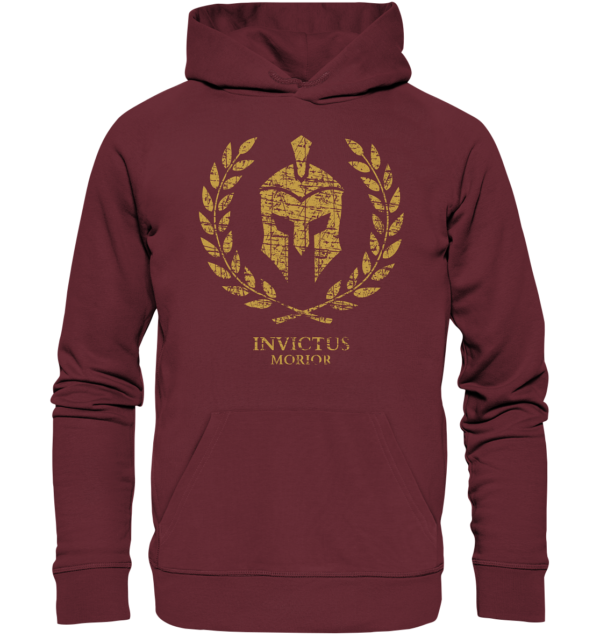 Invictus Morior – I Die Unvanquished - Organic Hoodie - Image 2
