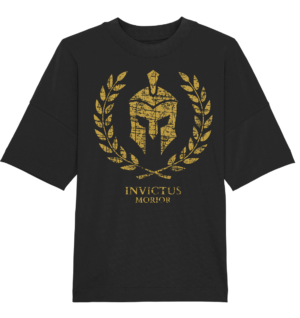 Invictus Morior – I Die Unvanquished - Organic Oversize Shirt