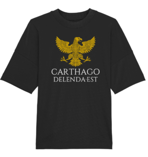 Carthago Delenda Est – Carthage Must Be Destroyed - Organic Oversize Shirt