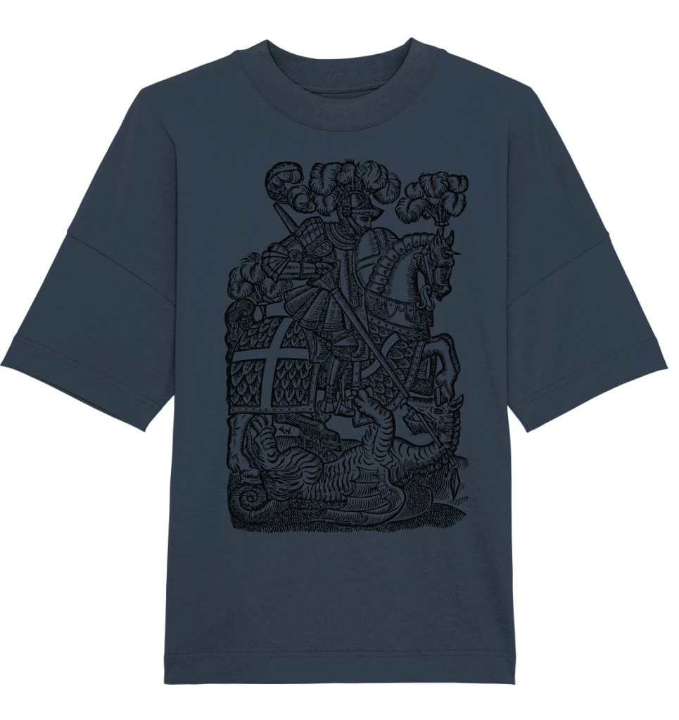 St. George Defeats the Dragon - Organic Oversize Shirt