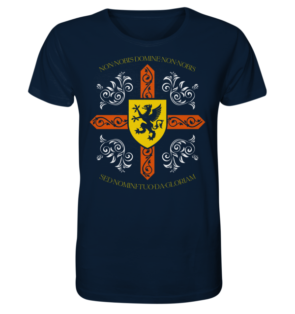 Non nobis, Domine - Templar Motto - Organic Shirt - Image 4