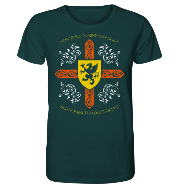 Non nobis, Domine - Templar Motto - Organic Shirt - Image 5