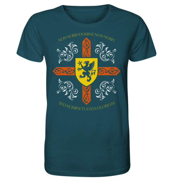 Non nobis, Domine - Templar Motto - Organic Shirt - Image 8