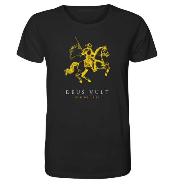 Deus Vult - God Wills It - Organic Shirt - Image 2