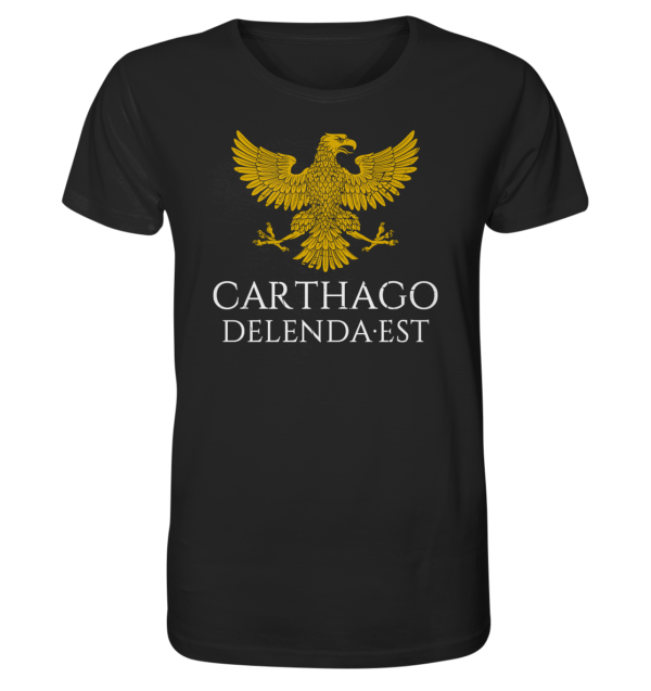 Carthago Delenda Est – Carthage Must Be Destroyed - Organic Shirt - Image 2