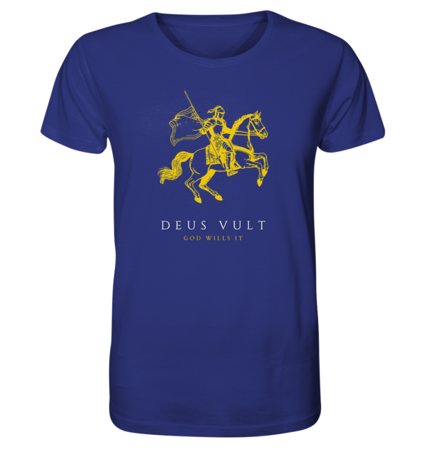 Deus Vult - God Wills It - Organic Shirt - Image 10