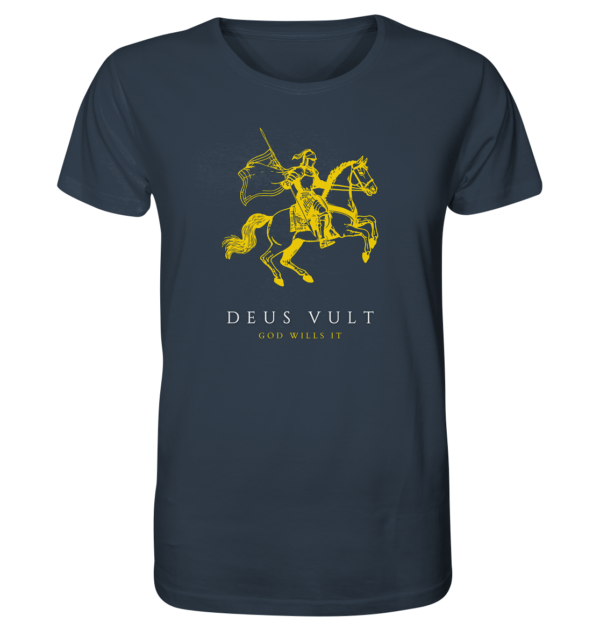 Deus Vult - God Wills It - Organic Shirt - Image 6