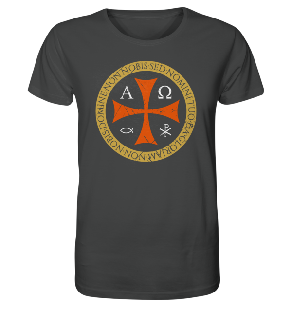 Non Nobis, Domine – Templar Cross - Organic Shirt