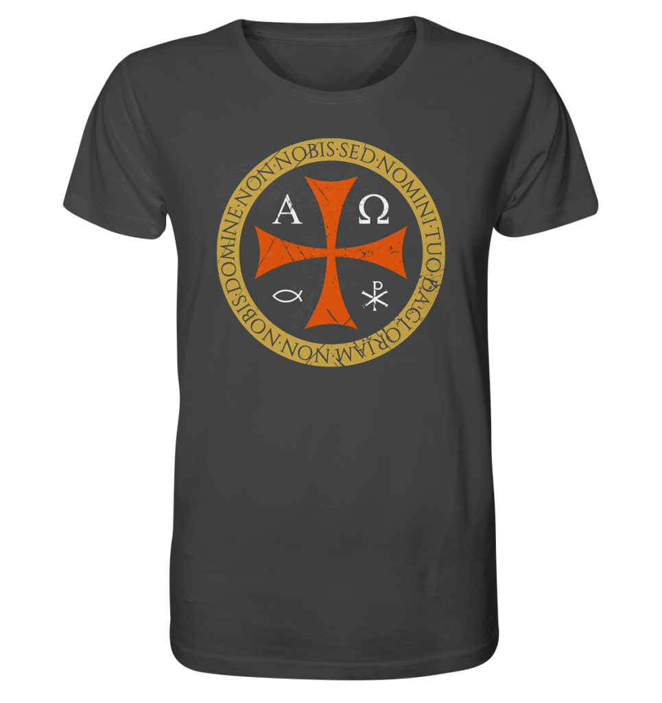 Non Nobis, Domine – Templar Cross - Organic Shirt