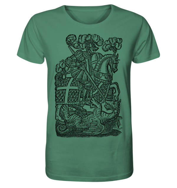 St. George Defeats the Dragon - Organic Shirt - Image 6