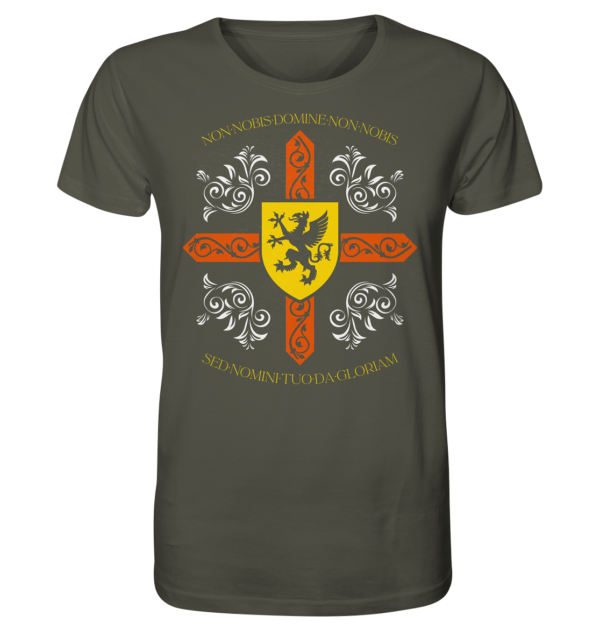 Non nobis, Domine - Templar Motto - Organic Shirt - Image 7