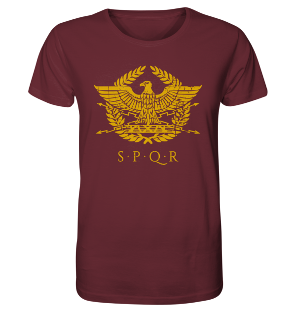 SPQR – Roman Eagle - Organic Shirt - Image 3