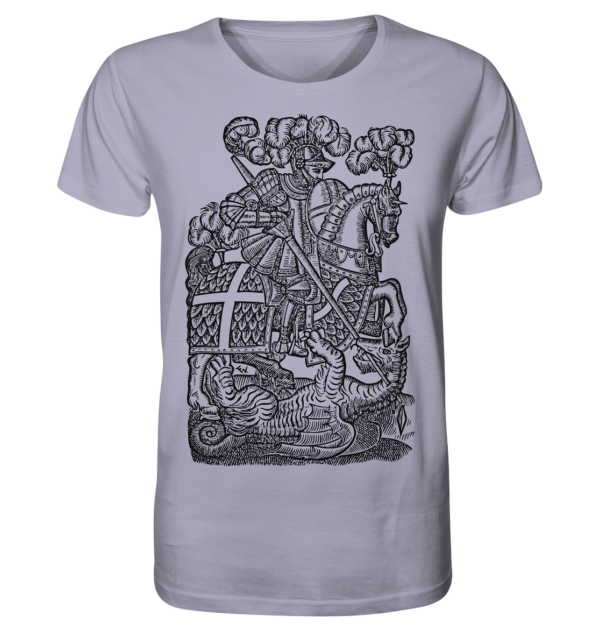 St. George Defeats the Dragon - Organic Shirt - Image 7