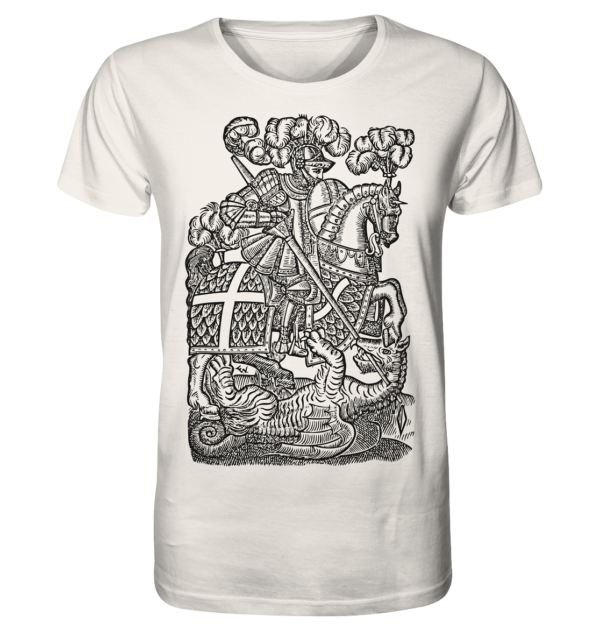 St. George Defeats the Dragon - Organic Shirt - Image 9