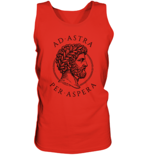 Ad Astra Per Aspera – Marcus Aurelius – Black - Tank-Top
