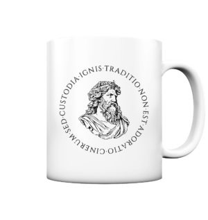 Tradition Is Not The Adoration of Ashes – Jupiter – Black - Tasse matt