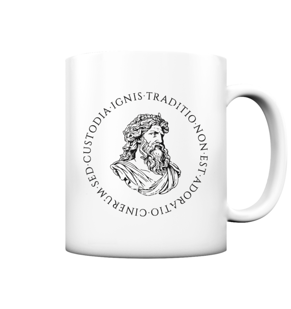 Tradition Is Not The Adoration of Ashes – Jupiter – Black - Tasse matt