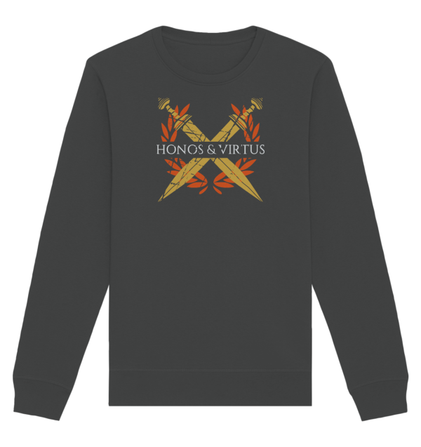 Honos & Virtus - Twin Roman Swords - Gladius - Organic Basic Unisex Sweatshirt