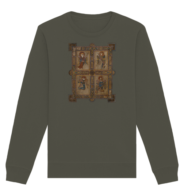 Kells Four Evangelists - Organic Basic Unisex Sweatshirt - Image 6