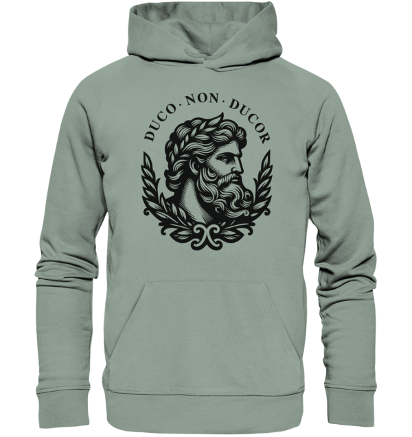 Roman God - I Lead, I Am Not Led - Black - Organic Hoodie