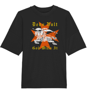 Deus Vult - Maltese Cross - Organic Oversize Shirt