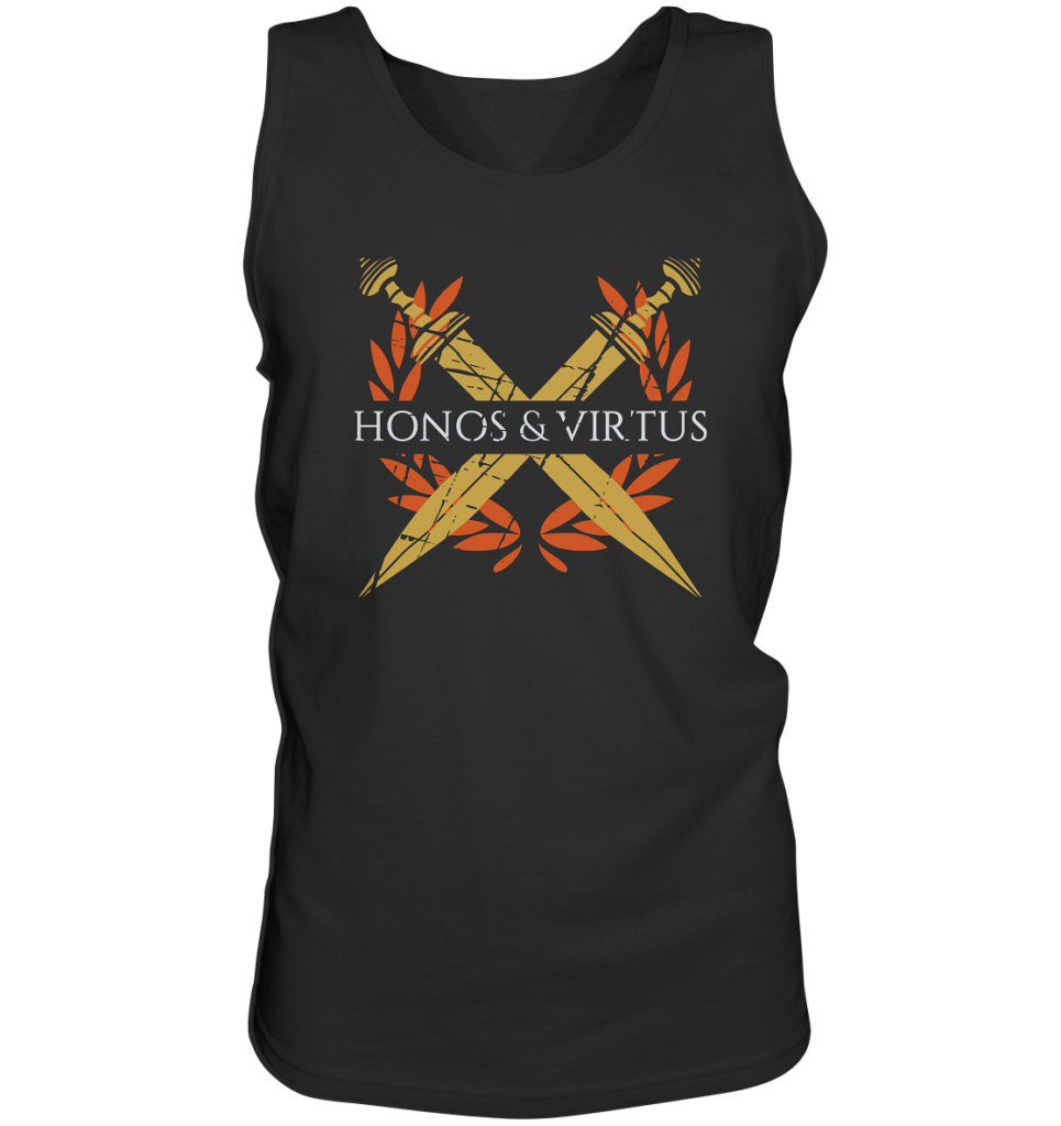 Honos & Virtus - Twin Roman Swords - Gladius - Tank-Top