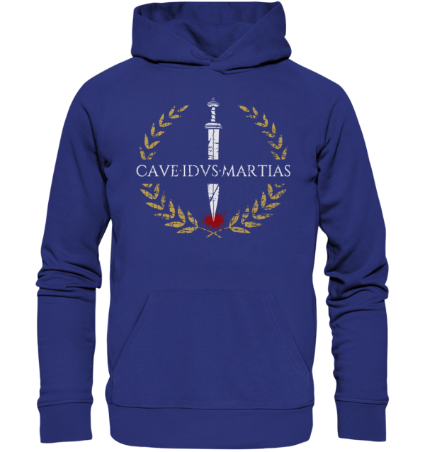 Cave Idus Martias – Beware the Ides of March - Organic Hoodie - Image 8