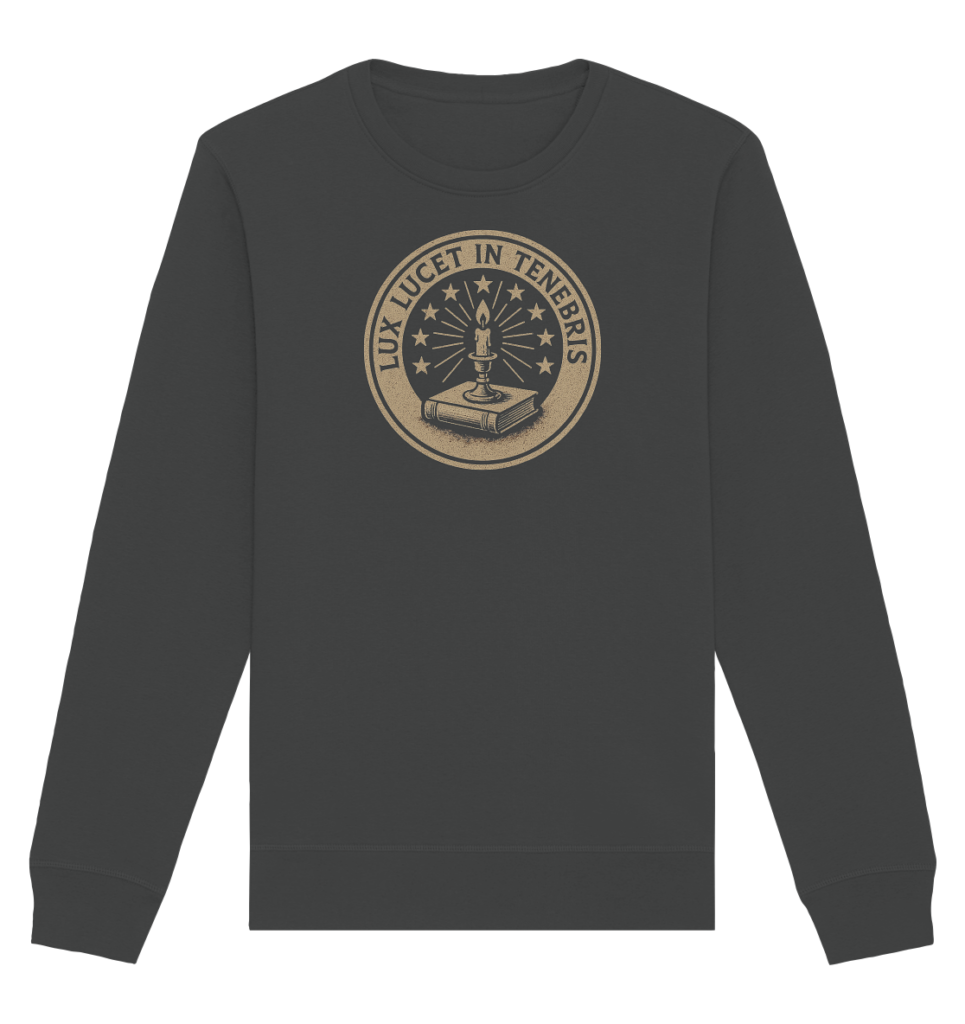 Lux Lucet In Tenebris - The Light Shines In The Darkness - Organic Basic Unisex Sweatshirt