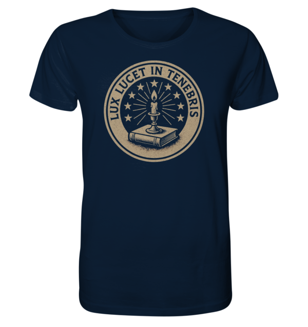 Lux Lucet In Tenebris - The Light Shines In The Darkness - Organic Shirt - Image 5