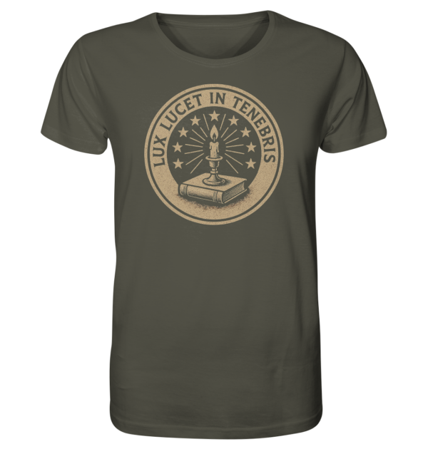 Lux Lucet In Tenebris - The Light Shines In The Darkness - Organic Shirt - Image 7