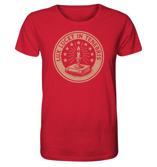 Lux Lucet In Tenebris - The Light Shines In The Darkness - Organic Shirt - Image 8
