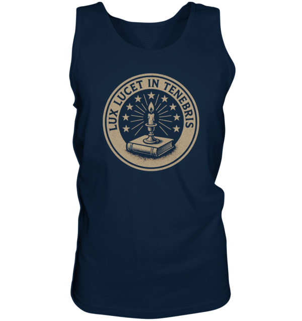 Lux Lucet In Tenebris - The Light Shines In The Darkness - Tank-Top - Image 3